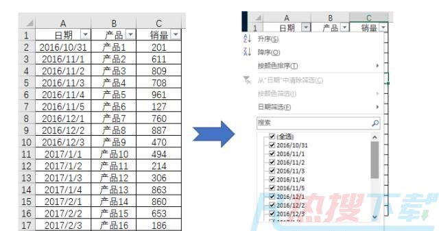 excel按月筛选功能，是可以自己勾选的