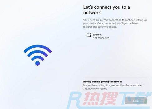 windows11家庭版无法跳过微软账户登录 无法在新电脑上使用(图1)