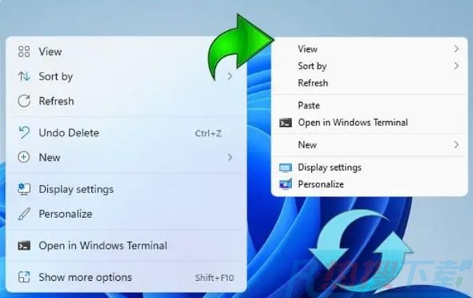 Win11右键菜单怎么改？Win11右键刷新怎么恢复？