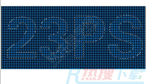PS怎么做印花字(图14)