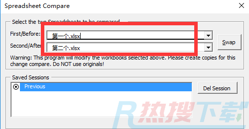 快速比较excel两个工作簿——Spreadsheet Compare(图10)
