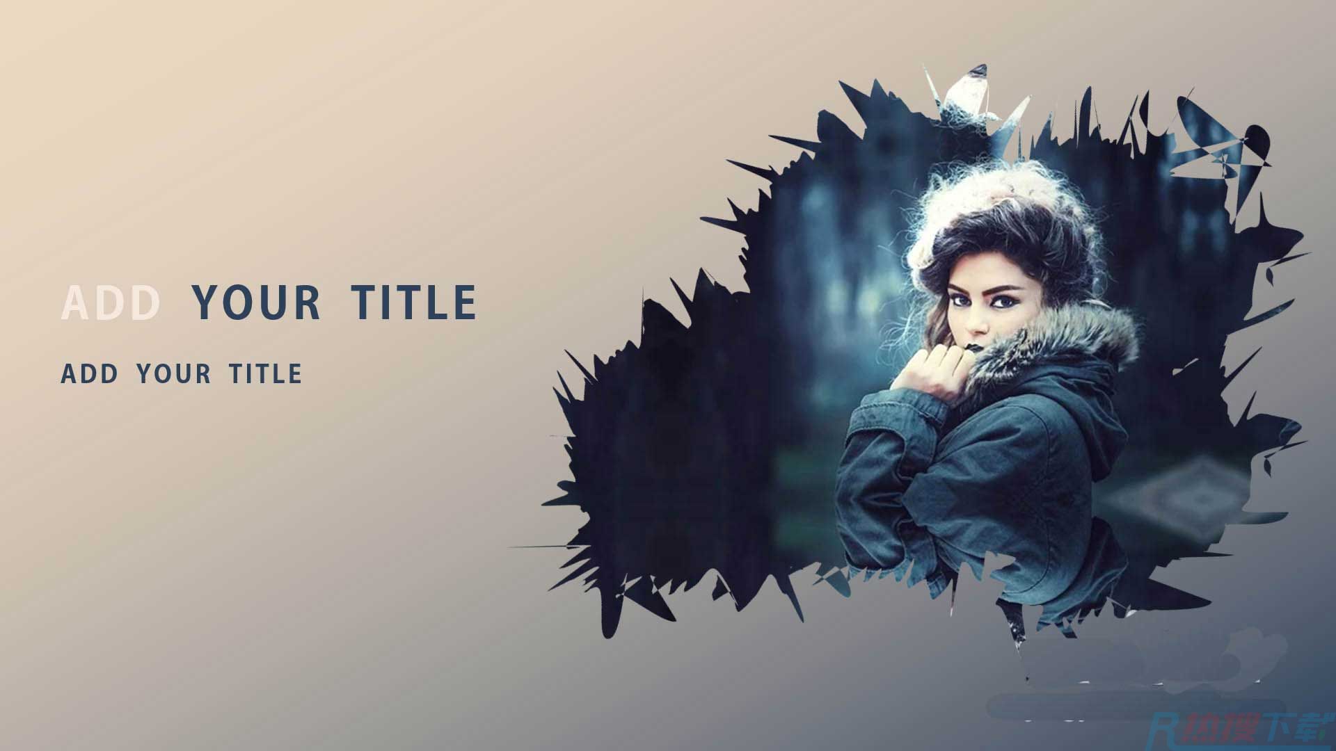 ppt怎么制作破碎效果的人物海报? ppt电影封面的制作过程(图10)