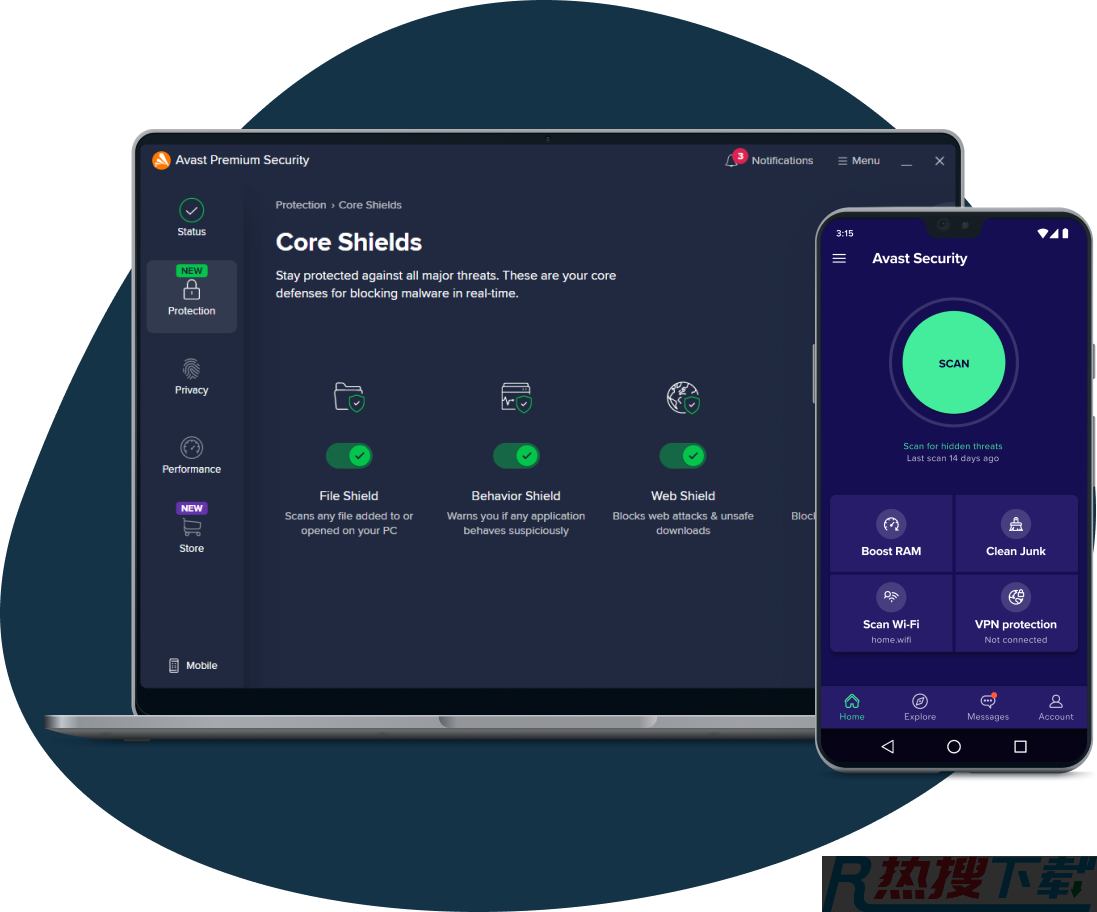 Avast Free Antivirus 23.11.8635怎么安装？Avast Free Antivirus 23.11.8635功能介绍(图1)